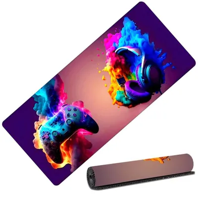 Productafbeelding van Gaming Muismat met Antislip Rubber Basis 80 x 30 cm