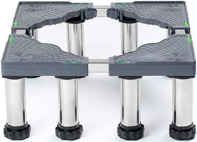 Produktbild von Famanu Untergestell für Waschmaschine, Trockner und Kühlschrank - Höhenverstellbar (45-70 cm)