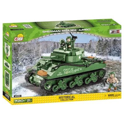 Obrázok produktu pre COBI Sherman M4A3E2 Jumbo, Stavebnica, 3 rok / roky, Plast, 720 kusov