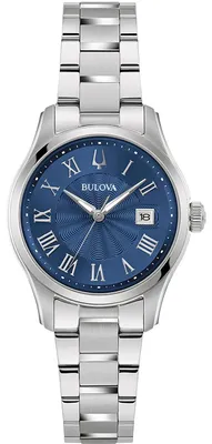 Produktbild von Bulova Damen Armbanduhr 96M163 Quarz analog mit Datum, 38 mm, wasserdicht 3 ATM