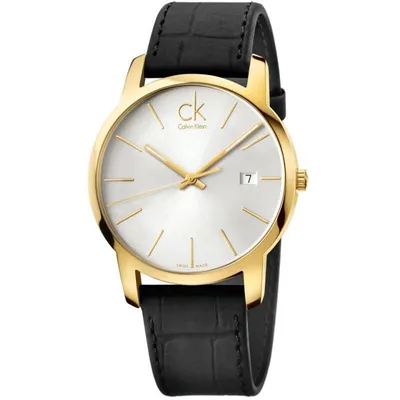 Produktbild von Calvin Klein Herren-Armbanduhr Analog Quarz Leder K2G2G5C6