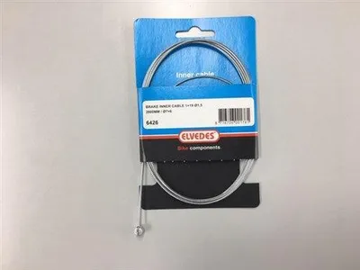 Produktbild von ELVEDES Rem Binnenkabel 2.000 mm 1 × 19 Drahtverzinke Ø1,5 mm mit T-Nipple Ø7 × 6 mm