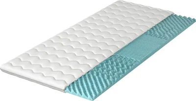 Produktbild von MIRJAN24 Beidseitige Topper - Schaumstoffmatratze Profil 5 cm, H2, Beidseitig verwendbar, Profilschaum (Liegefläche: 200x200 cm)