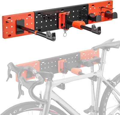 Zdjęcie produktu dla Uchwyt ścienny do roweru – regulowany i obrotowy, do 30 kg