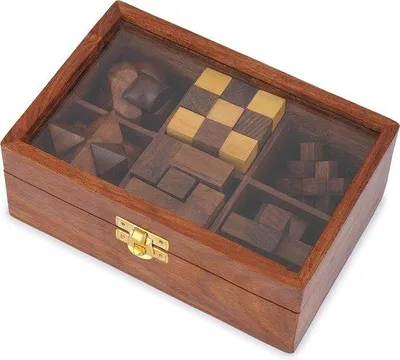 Produktbild von Intelligente 3D-Puzzels für Jugendliche und Erwachsene - dekorative Schatulle - handgefertigtes Spielgeschenk