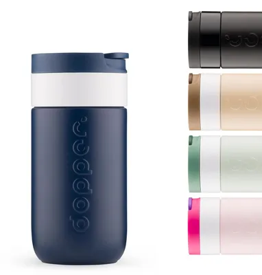 Isolierbecher 300 ml, auslaufsicher, 6 h warm/20 h kalt, Blau