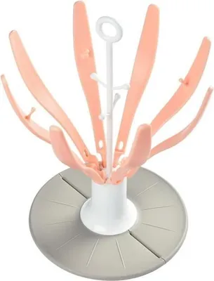 Image de Égouttoir Biberons Pliable Béaba, Grande Capacité, Rose