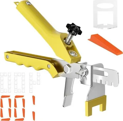 Image de Système de nivellement à entretoises pour carrelage avec 400 œillets de fixation