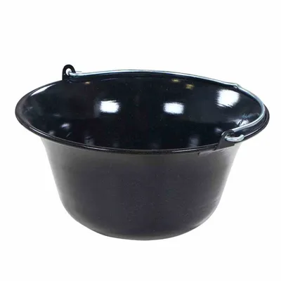 Produktbild von Gulaschkessel 22 l schwarz Emaille