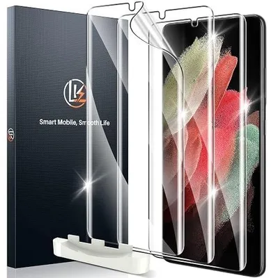 Zdjęcie produktu dla Szkło hartowane samsung galaxy S21 ultra 6 8 cala folia ochronna 3 szt.