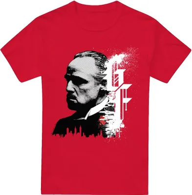 Image de The Godfather - T-shirt pour homme TV6873 (XL) (Rouge)