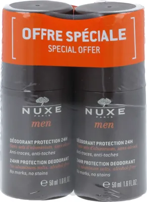 Produktbild von Nuxe Men 24HR Protection Deodorant 2 x 50 ml