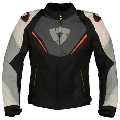 Productafbeelding van Revit Quantum 3 Air Jacke, zwarte motorjas, maat XL, voor heren, kleur zwart, maat XL