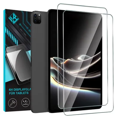 Produktbild von 2x 4H Tablet Schutzglas für Apple iPad Pro 6. Gen 12.9 Zoll Displayglas Displayschutz