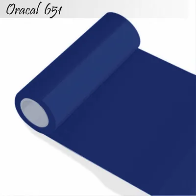 Produktbild von Oracal 651 - Orafol glänzend - glanz - für Küchenschränke und Dekoration Folie 10m (Laufmeter) - 63 cm Folienhöhe - 57-verkehrsblau + GRATIS ein Schmetterlingsset W400 von Indigos UG