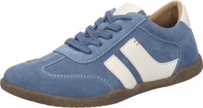 Produktbild von Josef Seibel Damen Sneaker Leder im Retro Look Wechselsohle 84811 Cassandra 11, Größe:38 EU, Farbe:Blau