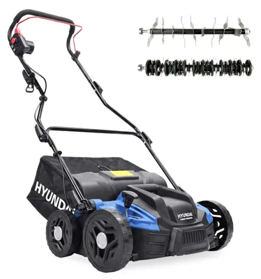 Produktbild von HYUNDAI Elektro-Vertikutierer SC3601E Rasenlüfter (36 cm, 1500 W, 45L Fangkorb, Lüfter)