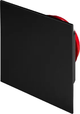 Produktbild von Whisper - Designventil - 125 mm - Schwarz - Geräuscharm