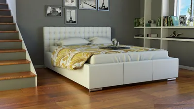 Produktbild von Polsterbett Bett Doppelbett DAMASO 180x200cm inkl.Bettkasten