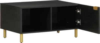 Productafbeelding van vidaXL Salontafel zwart, 80x50x40 cm, houtvezel