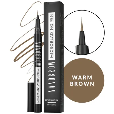 Zdjęcie produktu dla Nanobrow Microblading Pen kredka do brwi Light/Warm Brown 1 ml