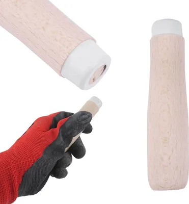 Produktbild von Feilengriff 95 mm Griff für Fielengriff Holzgriff, IN ANDEREN ANGEBOTEN Auch 75 95 115 135 155 mm, Griffstück für Feile Feilenstiel