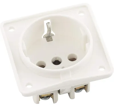 Produktbild von Berker Steckdose Schuko 941852502 polarweiß matt