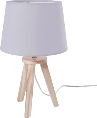 Obrázok produktu pre Okrúhle 3 nohy z dreva sivé, sivé