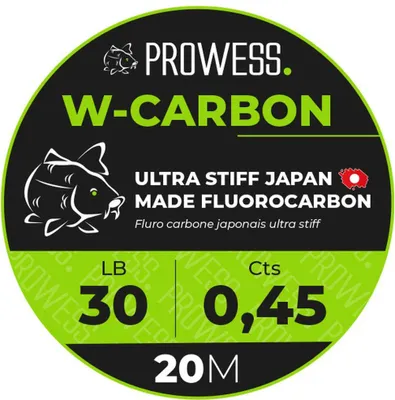 Produktbild von Prowess W-carbon Flurocarbon 20 M Durchsichtig 0.300 mm Durchsichtig 0.300 mm