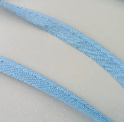 Obrázek produktu pro Paspulka bavlněná, výpustek 12 mm, světle modrá, metráž / 1 m