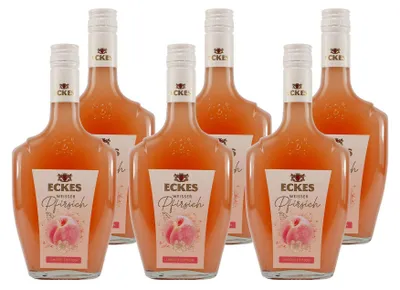 Produktbild von Eckes Weißer Pfirsich Likör (6 x 0,5L)