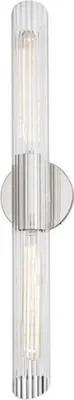 Image de Casa Padrino Applique murale de luxe Argent 12,1 x 8,9 x H. 62,9 cm - Applique murale de salon