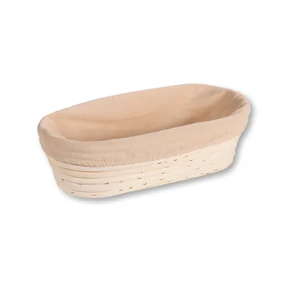 Produktbild von Backzubehör, Brotbackkorb zum Gehenlassen von Teig KESPER Gärkörbchen, oval 28 x 15 x 8 cm 19632