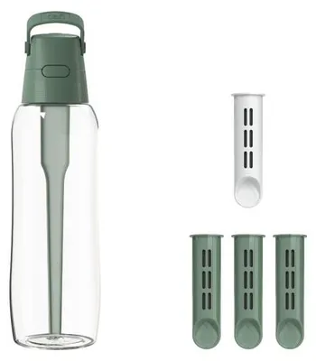 Zdjęcie produktu dla Dafi Butelka Filtrująca SOLID 1l Szałwowa 4x Wkład
