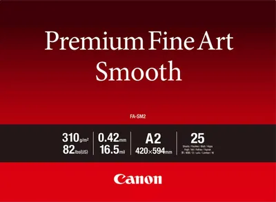 Produktbild von Canon FA-SM2, weich, 310 g/m², Tintenstrahl, A2, 42x59.4 cm, Weiß