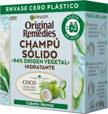 Immagine prodotto di Garnier Original Remedies Shampoo solido capelli normali 60g