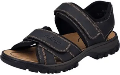 Immagine prodotto di Rieker 25051 Scarpe Sandali da uomo, Dimensione:41 EU, Colore:Nero
