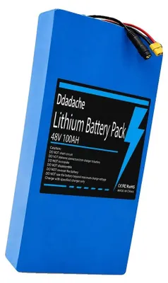 Obrázek produktu pro Lithiová bateriová sestava, kapacita 100 Ah, integrovaný systém řízení baterie (BMS) 50A, konektor XT30-JST-13S6P