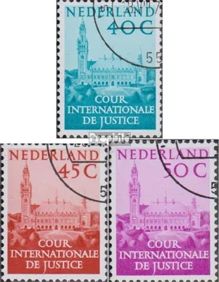 Produktbild von Briefmarken Niederlande 1977 Mi D41-D43 (kompl.Ausg.) gestempelt Friedenspalast