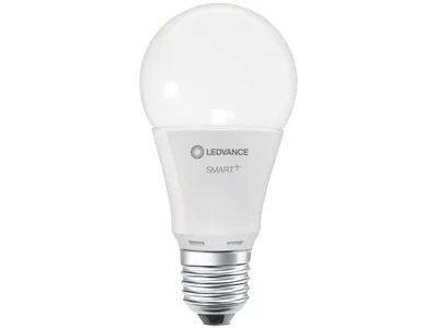 Produktbild von LEDVANCE 00217480, Intelligentes Leuchtmittel, WLAN, Edelstahl, Weiß, E27, A-Form, 2700 K