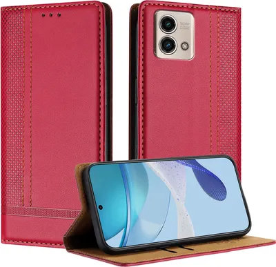 Obrázek produktu pro Pouzdro na mobilní telefon pro Motorola Moto G Stylus 5G 2023 Leather Flip Flip Cover with Stand Red