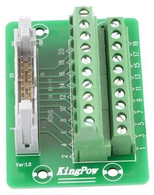 IDC20P 20-Pin Breakout Board Terminal Block für PLC