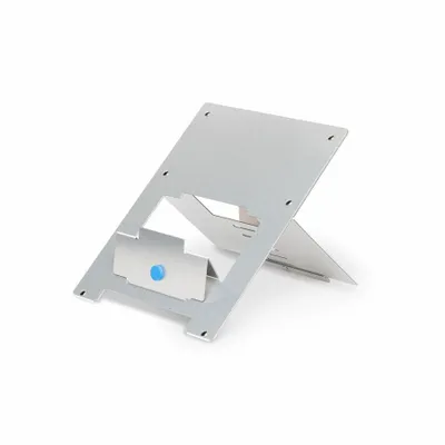 Produktbild von R-Go Tools Laptopständer R-Go Riser Flexible, ergonomisch faltbarer und einstellbarer Laptopständer, Silber, Silber, Aluminium, 25,4 cm (10"), 55,9 cm (22"), 5 kg, 135 - 220 mm