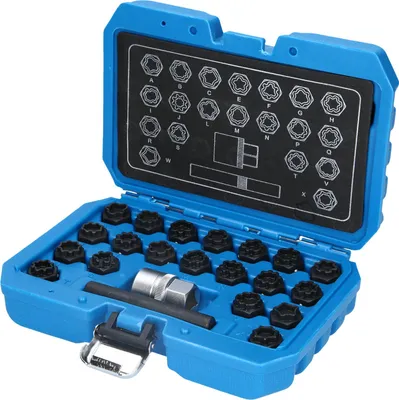 Obrázek produktu pro KS TOOLS Werkzeuge-Maschinen GmbH Felgenschloss-Sortiment für Audi 22-tlg