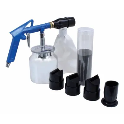 Produktbild von Druckluftsandstrahler mit 850-ml-Behälterbeutel SATRA S-SG6PS Druckluftpistole