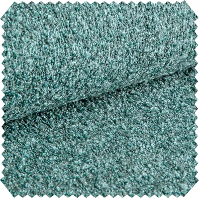 Produktbild von novely® TROY Premium Bouclé-Polsterstoff | Hochwertiger Möbelsstoff (500 g/m²) Bezugsstoff Stoff Weich & Pflegeleicht | Meterware | 1lfm - Farbe: 10 Türkis