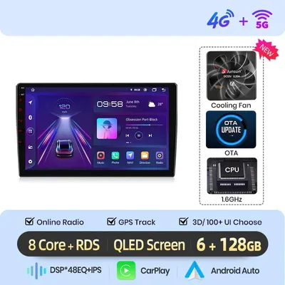 Image de Système multimédia autoradio Android intégré, avec écran tactile et navigation