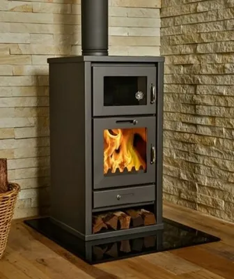 Produktbild von Victoria Deluxe F Kaminofen – 11,30 kW, Backfach, kompakt, effizient & modern
