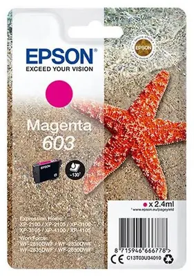 Produktbild von Epson Singlepack Magenta T603B00, 220 ml, Magenta, Tinte auf Pigmentbasis, 220 ml, 1 Stück(e)