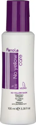 Produktbild von Fanola No Yellow, 100 ml, Frauen, Gefärbtes Haar, Blond, Schutz vor Vergilbung, Farbkorrektur, Nährend, Glanz, Flasche